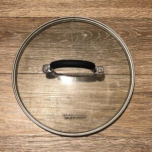 WearEver Stainless Steel Glass 7.875" OD 7.375" ID Replacement Lid